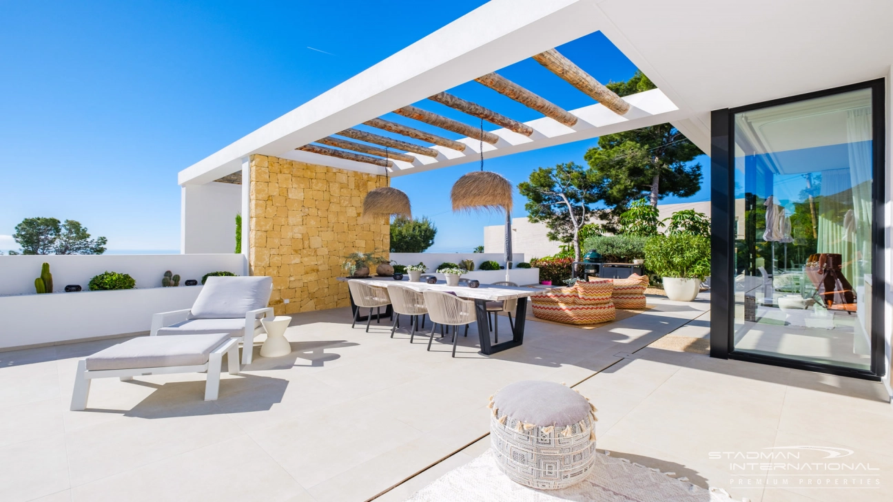 Modern New Built Villa on a Flat Plot with Sea Views 
