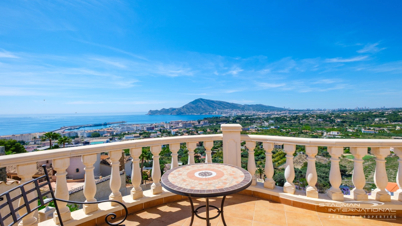 Villa with Great Sea Views in a Prime Location Near Altea Old Town
