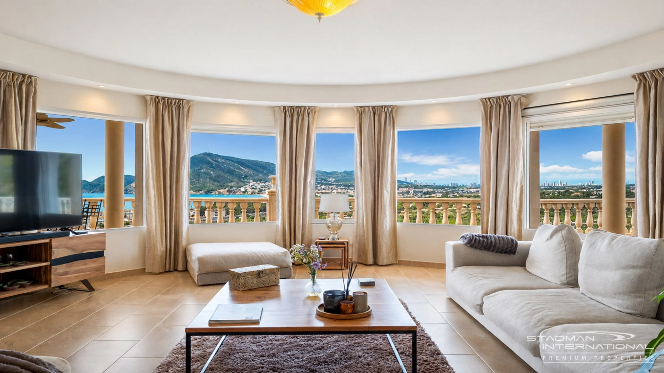 Villa with Great Sea Views in a Prime Location Near Altea Old Town