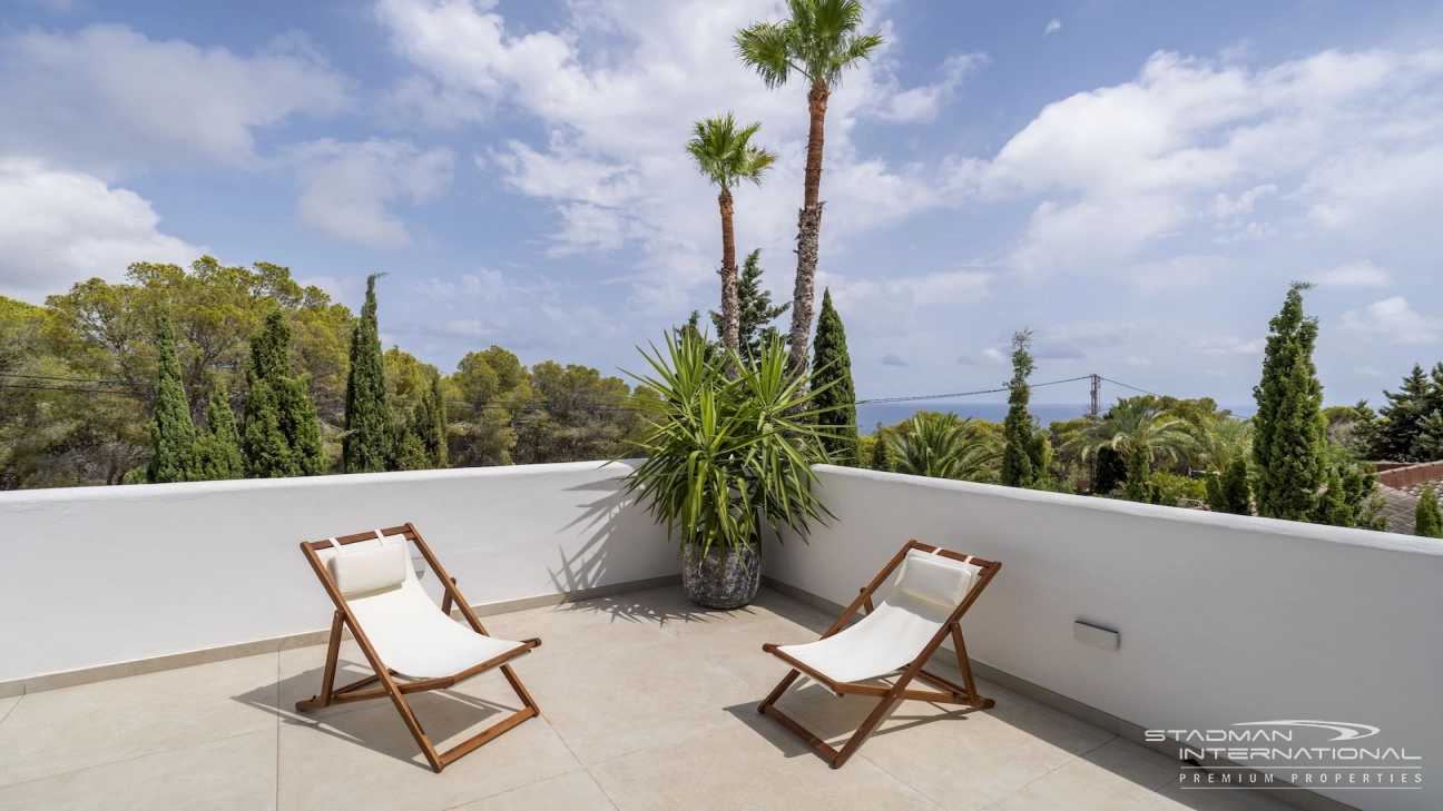 Villa Ibicenca Cerca de la Playa y del Puerto Portosenso