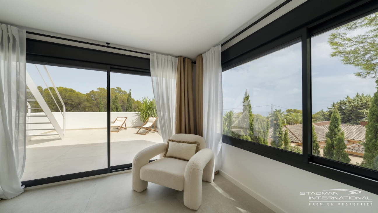 Villa Ibicenca Cerca de la Playa y del Puerto Portosenso