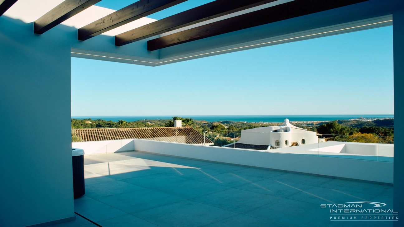 Modern New Build Villa on a Corner Plot with Sea Views