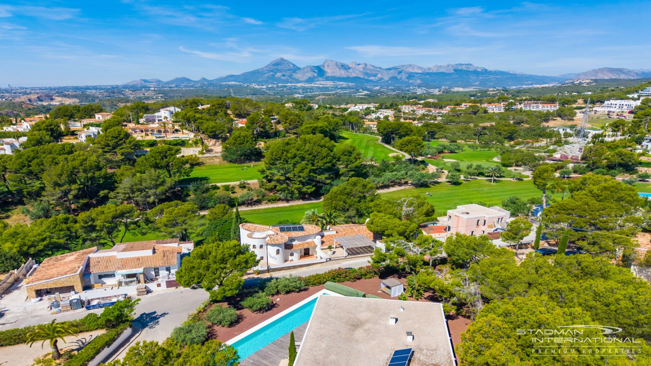 Modern Villa with Beautiful Sea Views Near Altea Golf Club