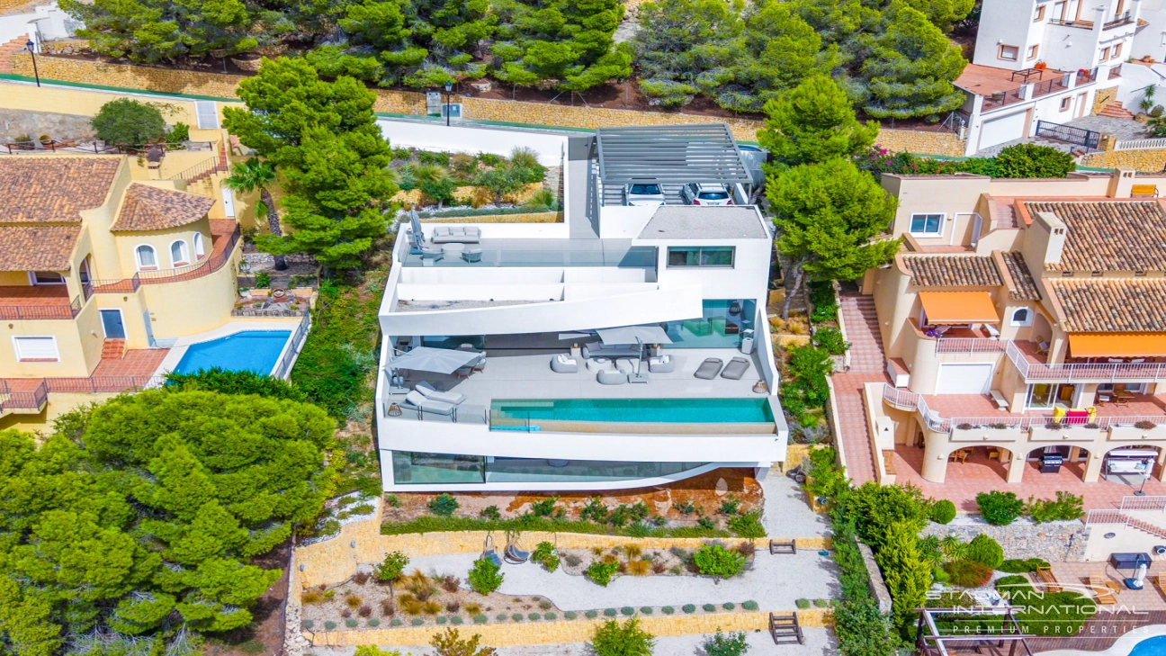 Moderne Designvilla mit Fantastischem Meerblick in Altea Hills