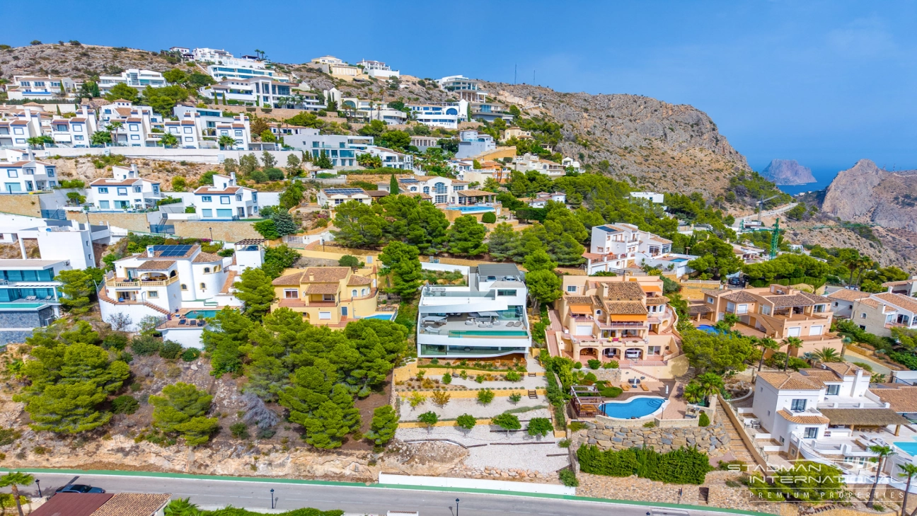 Moderne Designvilla mit Fantastischem Meerblick in Altea Hills