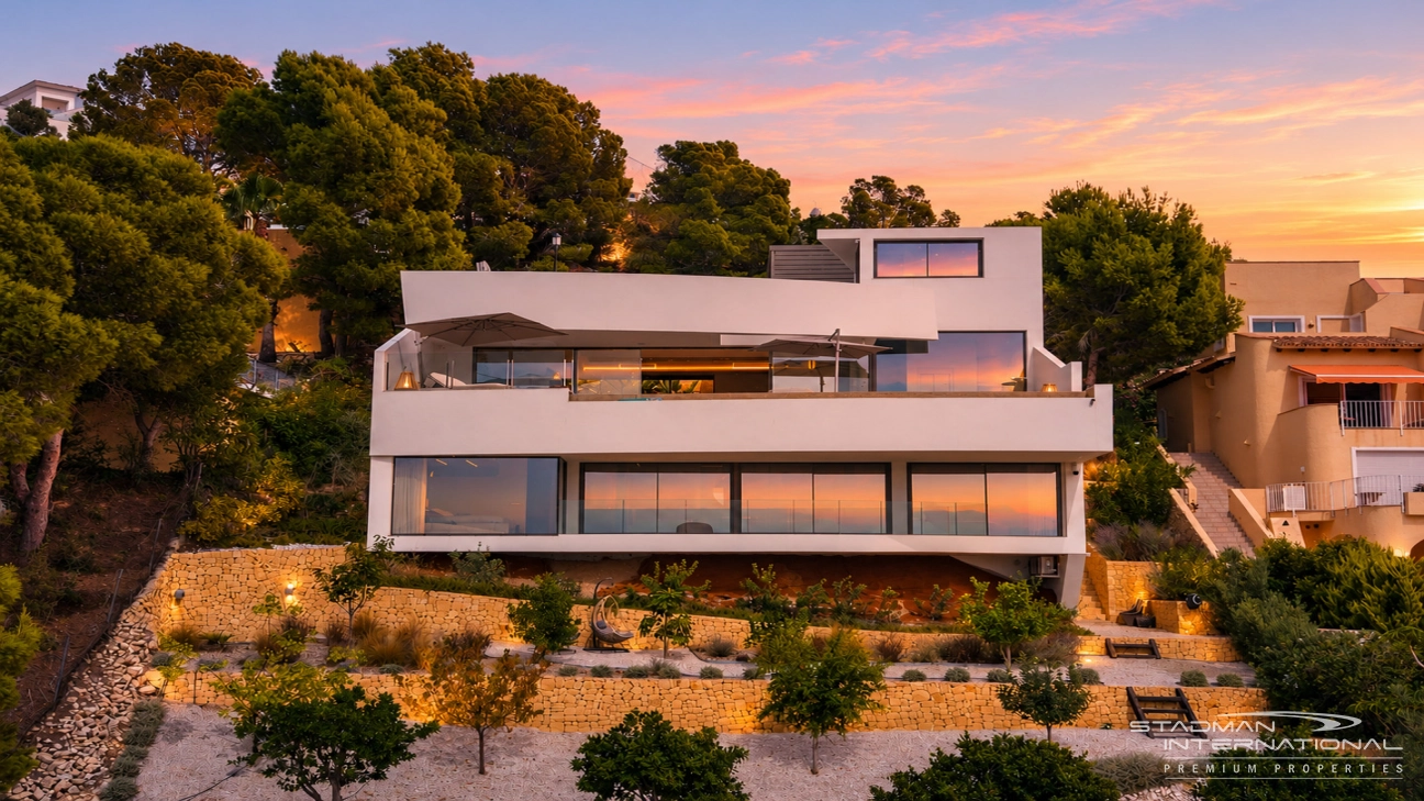 Moderne Designvilla mit Fantastischem Meerblick in Altea Hills