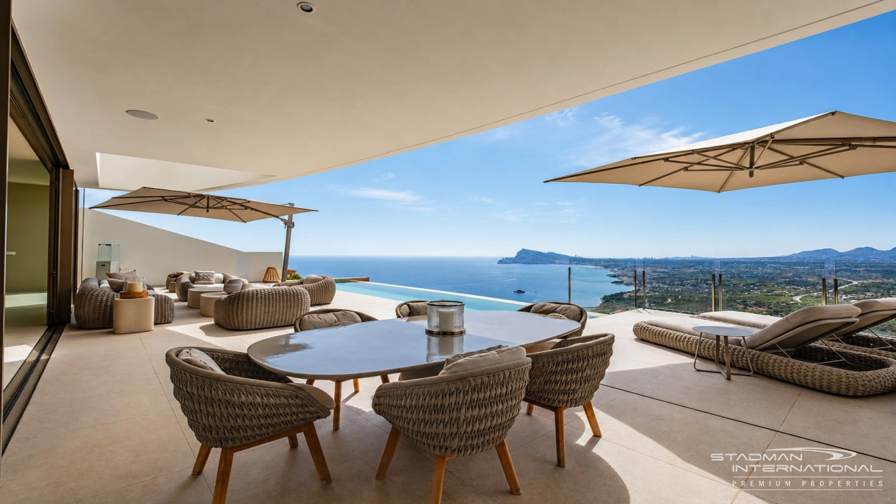 Moderne Designvilla mit Fantastischem Meerblick in Altea Hills