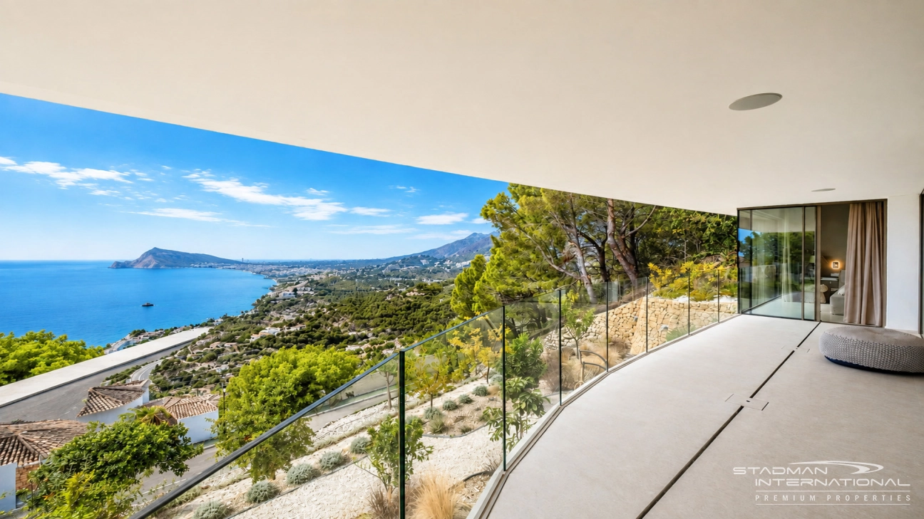 Moderne Designvilla mit Fantastischem Meerblick in Altea Hills