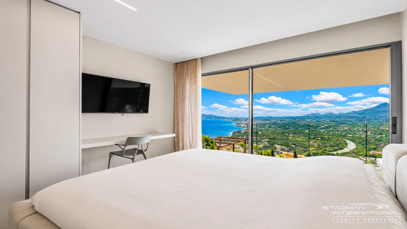 Moderne Designvilla mit Fantastischem Meerblick in Altea Hills