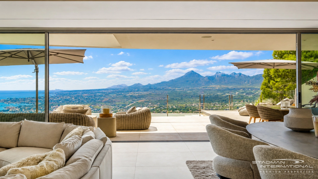 Moderne Designvilla mit Fantastischem Meerblick in Altea Hills