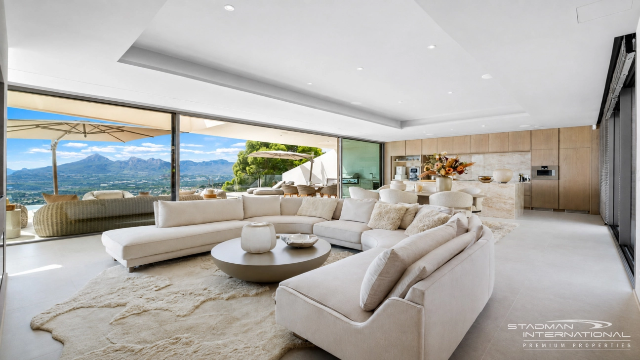 Moderne Designvilla mit Fantastischem Meerblick in Altea Hills