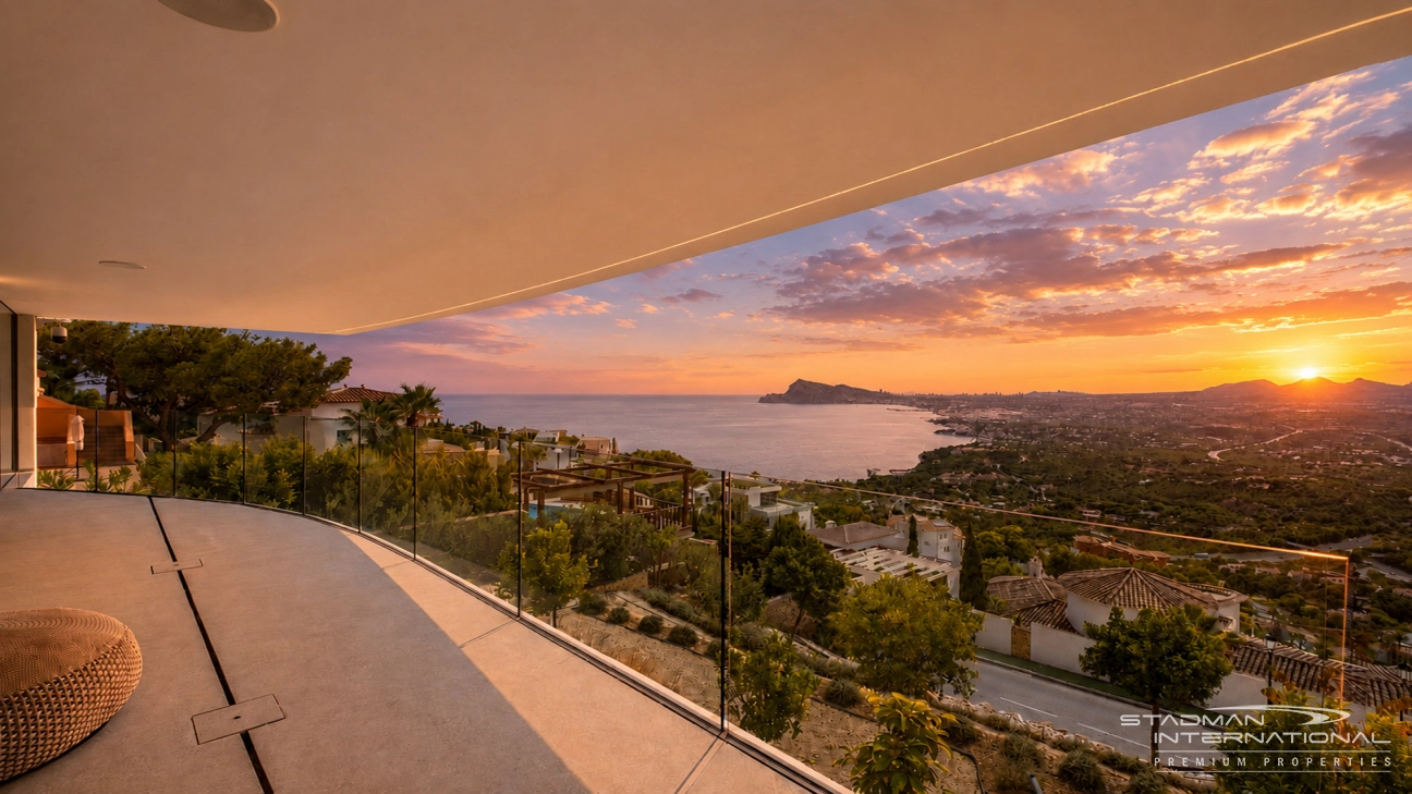 Moderne Designvilla mit Fantastischem Meerblick in Altea Hills