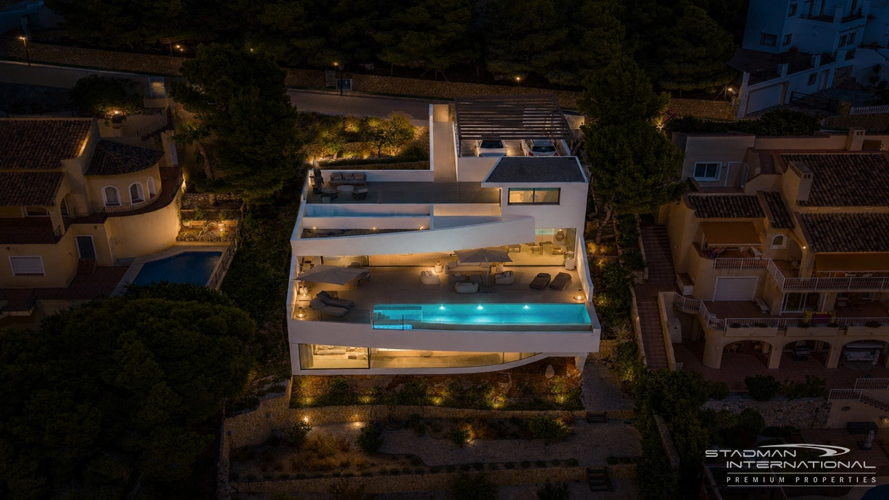 Moderne Designvilla mit Fantastischem Meerblick in Altea Hills