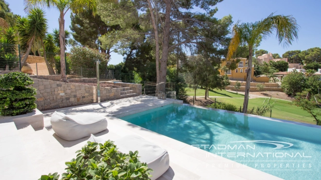 Beautiful Modern Villa Directly Overlooking Don Cayo Golf Course in Altea La Vella