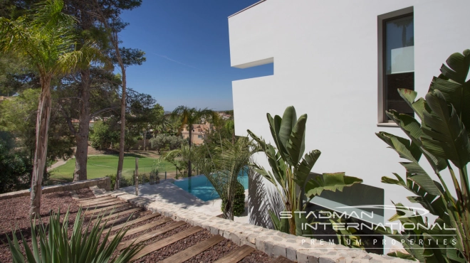 Beautiful Modern Villa Directly Overlooking Don Cayo Golf Course in Altea La Vella