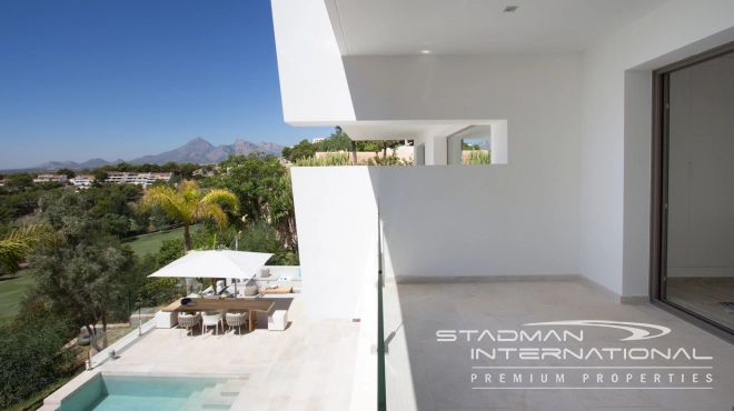 Beautiful Modern Villa Directly Overlooking Don Cayo Golf Course in Altea La Vella
