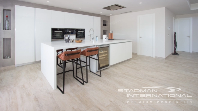 Beautiful Modern Villa Directly Overlooking Don Cayo Golf Course in Altea La Vella