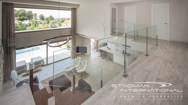 Beautiful Modern Villa Directly Overlooking Don Cayo Golf Course in Altea La Vella