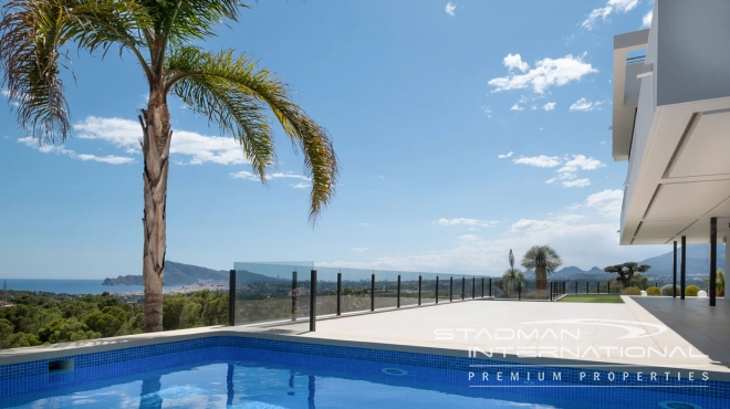 Modern Masterpiece on Don Cayo Golf with Spectacular Panoramic Views