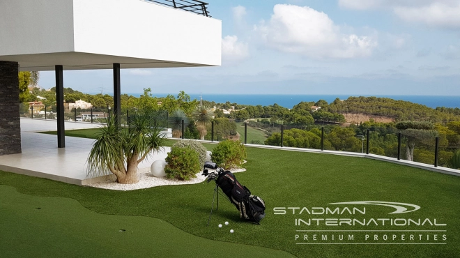 Modern Masterpiece on Don Cayo Golf with Spectacular Panoramic Views