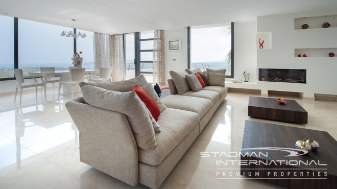Modern Masterpiece on Don Cayo Golf with Spectacular Panoramic Views
