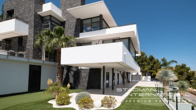 Modern Masterpiece on Don Cayo Golf with Spectacular Panoramic Views