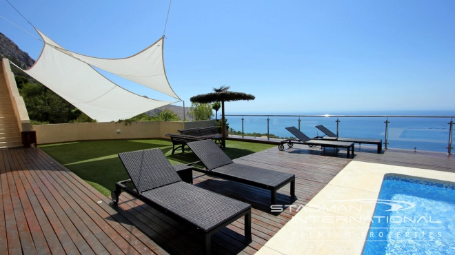 Romslig Luksusleilighet Med Fantastisk Havutsikt i Altea Hills 