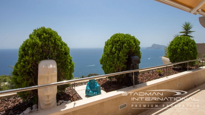 Romslig Luksusleilighet Med Fantastisk Havutsikt i Altea Hills 