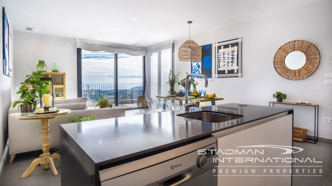 New Build Villa on One Level with Beautiful Sea View