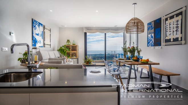 New Build Villa on One Level with Beautiful Sea View