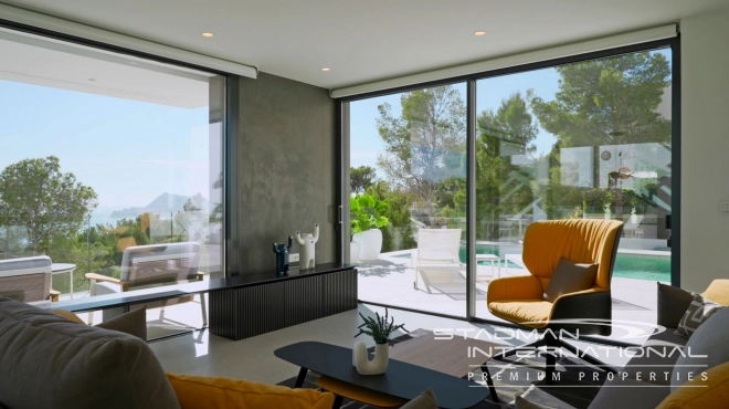 Villa de Luxe, Nouvelle Construction, avec Vue Spectaculaire sur Mer