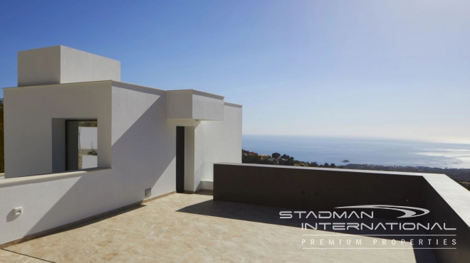 Villa de Luxe, Nouvelle Construction, avec Vue Spectaculaire sur Mer