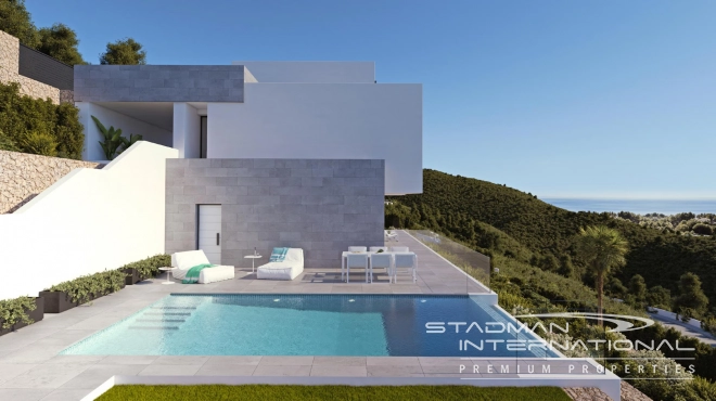 Villa de Luxe de Nouvelle Construction avec Vue Spectaculaire sur Mer