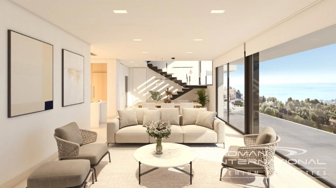 Villa de Luxe de Nouvelle Construction avec Vue Spectaculaire sur Mer