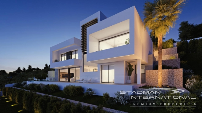 Villa de Luxe de Nouvelle Construction avec Vue Spectaculaire sur Mer