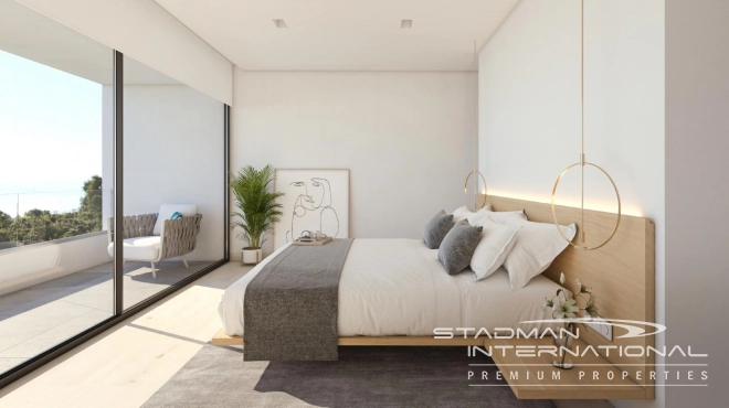 Villa de Luxe de Nouvelle Construction avec Vue Spectaculaire sur Mer