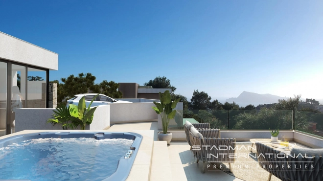 Nouvelle Villa Moderne avec belle Vue Panoramique à Altea Hills