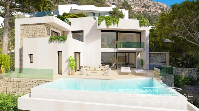 Nouvelle Villa Moderne avec belle Vue Panoramique à Altea Hills