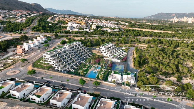 New Build Apartment with Sea View in Residential Resort