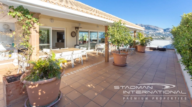 Luksuriøs Penthouse med Panoramahavsutsikt i Altea Sentrum 