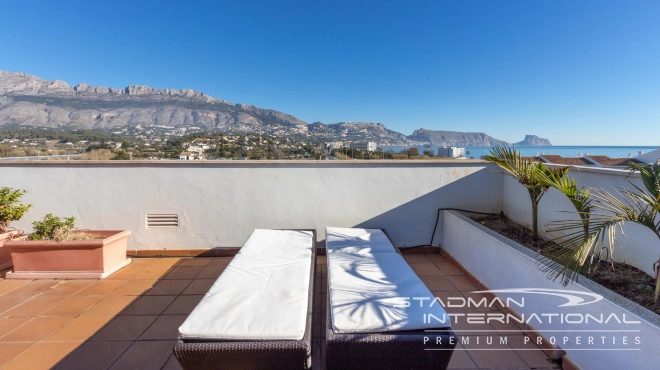 Luksuriøs Penthouse med Panoramahavsutsikt i Altea Sentrum 