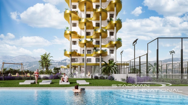 New Build Apartment with Sea Views in Calpe