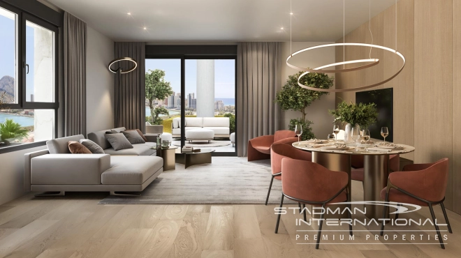 New Build Apartment with Sea Views in Calpe