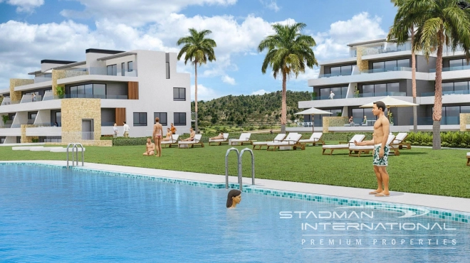 New Build Apartment with Sea View in Sierra Cortina