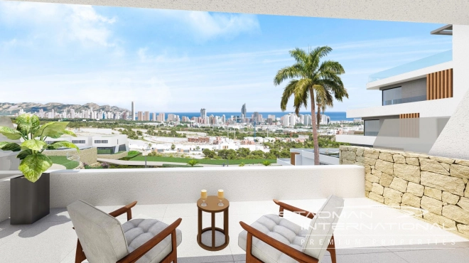 New Build Apartment with Sea View in Sierra Cortina