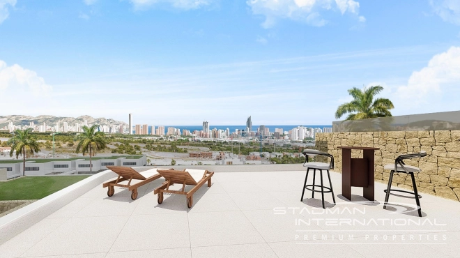 New Build Apartment with Sea View in Sierra Cortina