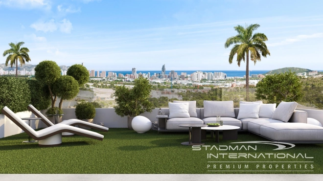 New Build Apartment with Sea View in Sierra Cortina