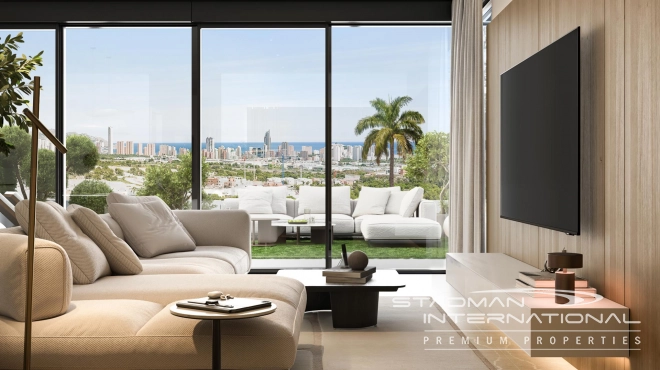 New Build Apartment with Sea View in Sierra Cortina