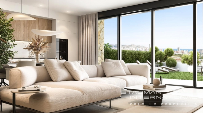 New Build Apartment with Sea View in Sierra Cortina