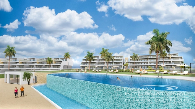 New Build Apartment with Sea View in Sierra Cortina